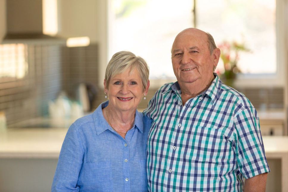 Cumberland View residents, Angus and Cathie Sloane.